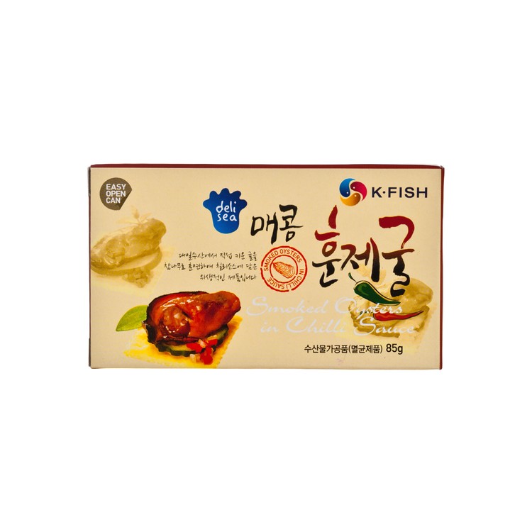 DELISEA - SMOKED OYSTERS IN CHILLI SAUCE - 85G