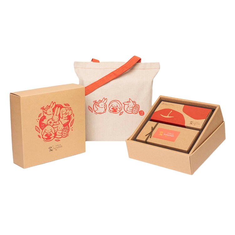 SUNNYHILLS - APPLE CAKES AND GOURMET PINEAPPLE CAKES GIFT SET (WITH BAG) - RANDOM PACKAGING - 5'S+5'S