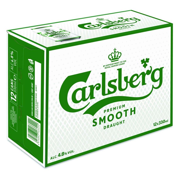 CARLSBERG嘉士伯 - 啤酒-醇滑 - 330MLX12