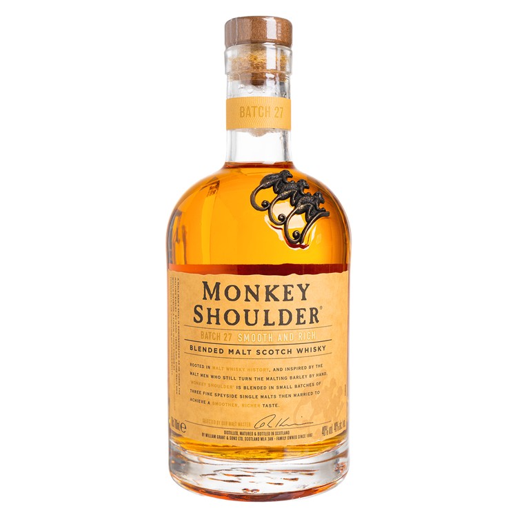 monkey shoulder whiskey percentage