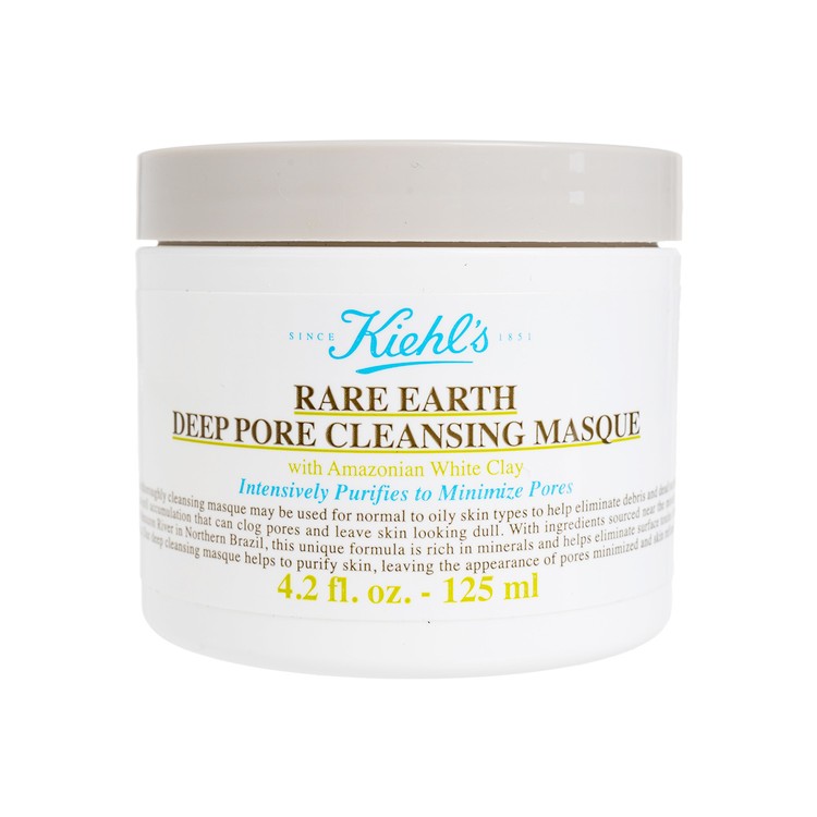 KIEHL'S (PARALLEL IMPORTED) - RARE EARTH DEEP PORE CLEASING MASQUE MASK - 125ML