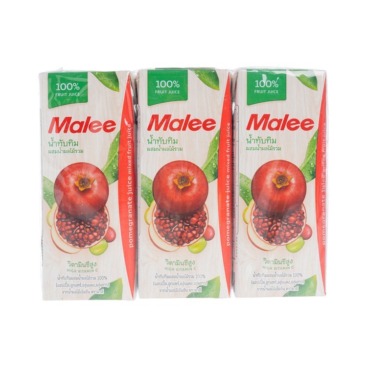 MALEE - 100%純天然紅榴雜果汁 - 200MLX3