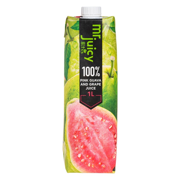 MR. JUICY - 100 % PINK GUAVA & GRAPE JUICE - 1L