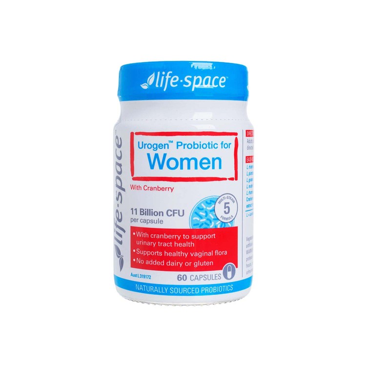 life space (PI) - UROGEN PROBIOTIC FOR WOMENWITH CRANBERRY - 60'S