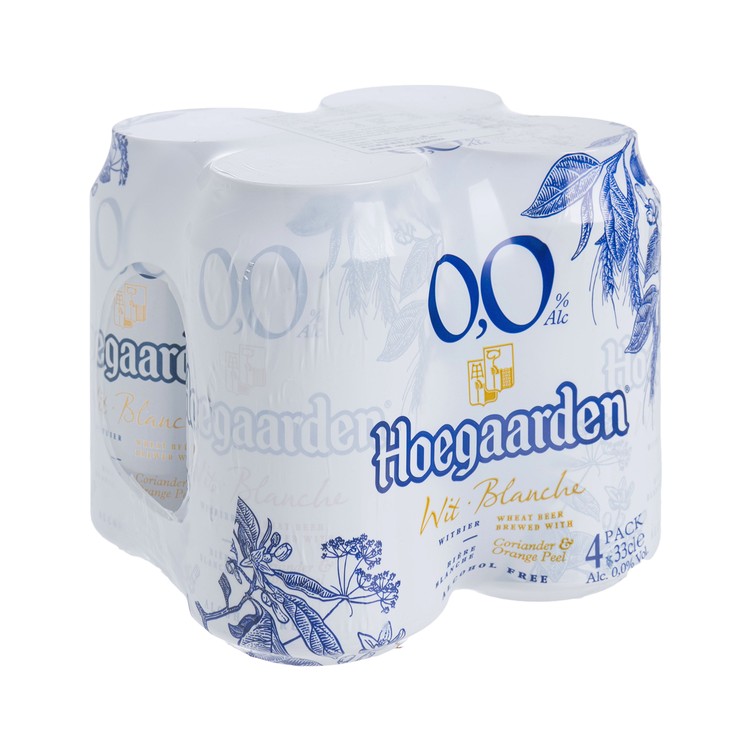 HOEGAARDEN 好卡頓 - 白啤酒-0,0% (無酒精) - 330MLX4