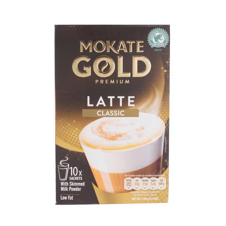MOKATE - 金裝即沖咖啡-拿鐵 - 10'S