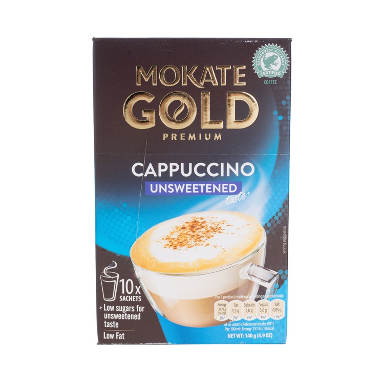 MOKATE - 金裝即沖咖啡-無糖泡沫咖啡 - 10'S