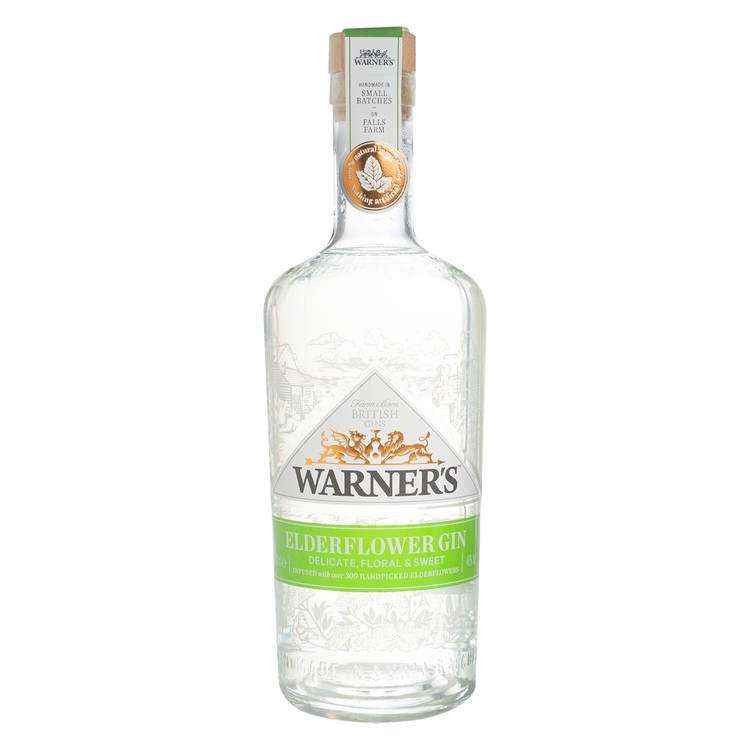 WARNER'S - ELDERFLOWER GIN - 700ML