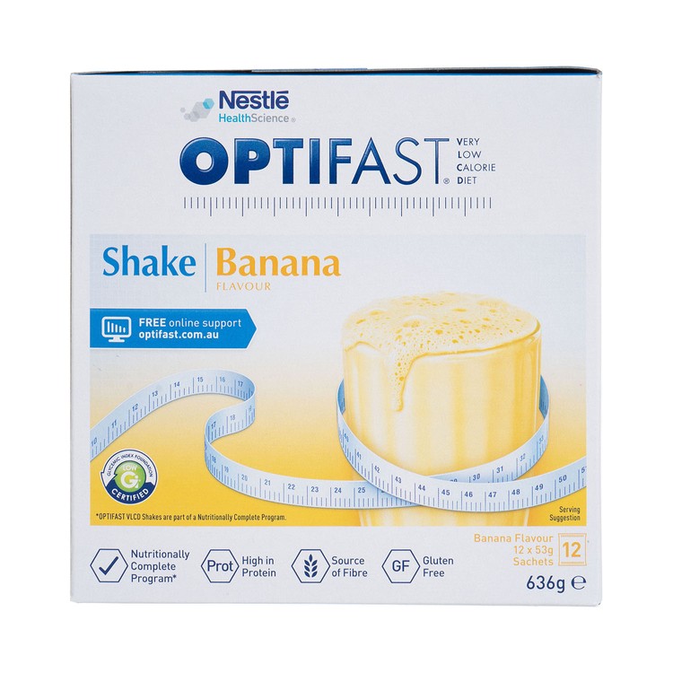 雀巢健康科學 - OPTIFAST®瘦身奶昔 (香蕉味) - 53GX12