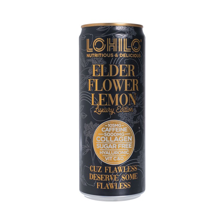 LOHILO - ELDERFLOWER LEMON COLLAGEN DRINK - 330ML
