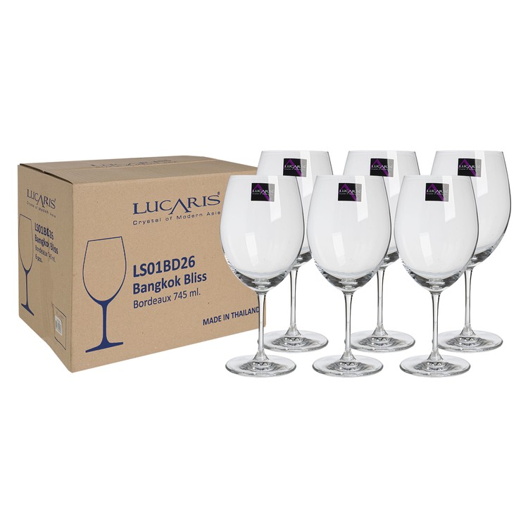 LUCARIS - BANGKOK BLISS 水晶紅酒杯(波爾多專用) - 6PC