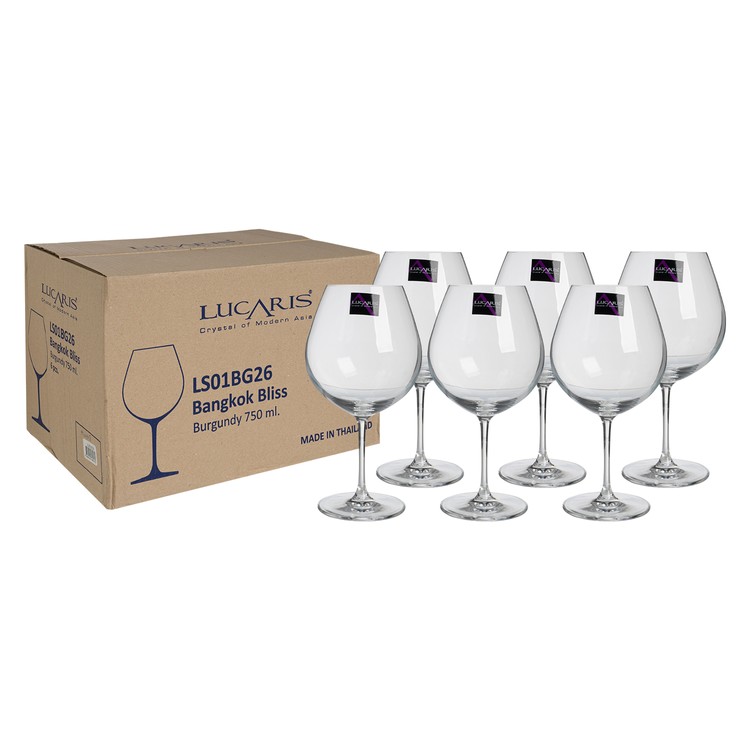 LUCARIS - BANGKOK BLISS 水晶紅酒杯(布根地專用) - 6PC