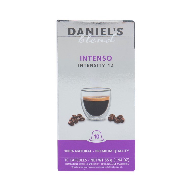 DANIEL'S BLEND - COFFEE CAPSULE-INTENSO (Intensity 12) - 10'S