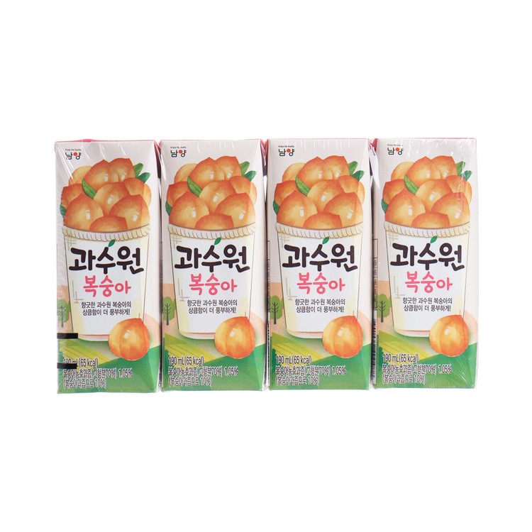 NAMYANG - Peach Juice - 190MLX4