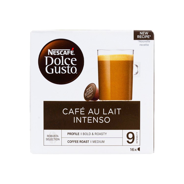 NESCAFE DOLCE GUSTO (PARALLEL IMPORT) - COFFEE CAPSULE - CAFÉ AU LAIT INTENSO - 16'S