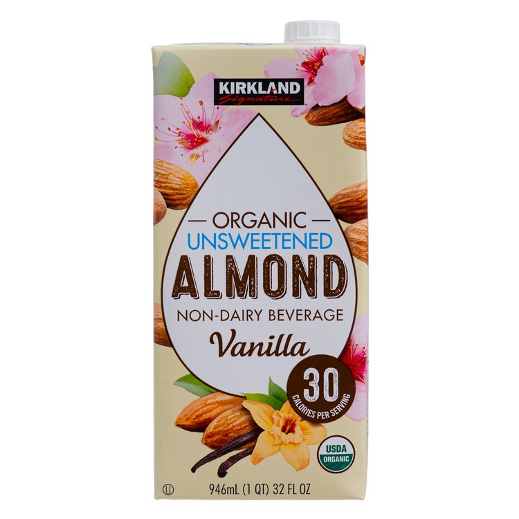 KIRKLAND SIGNATURE - Organic Vanilla Almond Beverage - 946ML