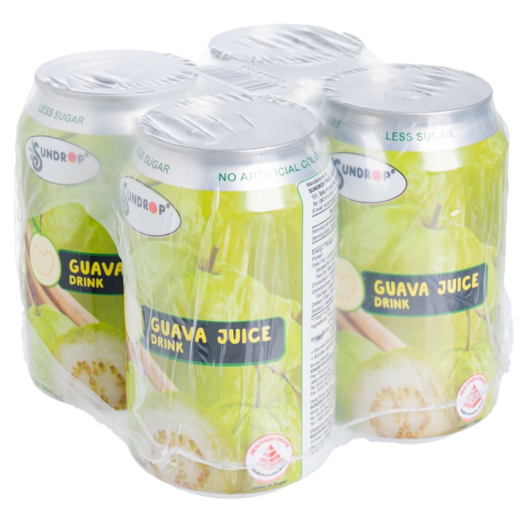 SUNDROP - GUAVA JUICE DRINK - 325MLX4