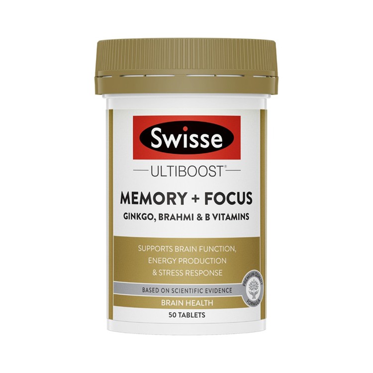 SWISSE(PARALLEL IMPORT) - MEMORY+FOCUS TABLETS - 50'S