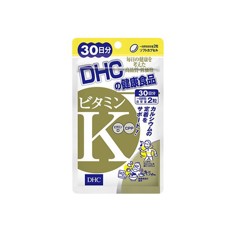 DHC(平行進口) - 維他命K補充丸-增強鈣吸收（30日份） - 60'S