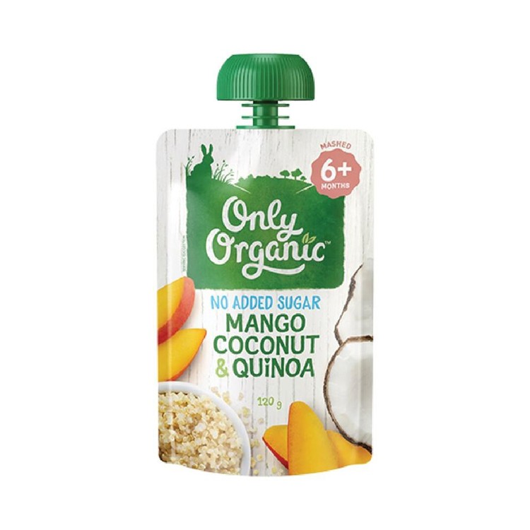 ONLY ORGANIC - Organic Mango Coconut & Quinoa - 120G