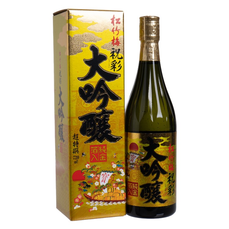SAWANOTSUDU - BAI SHUKUSAI DAIGINJO WITH GOLD FLAKES GIFT BOX 15% - 720ML
