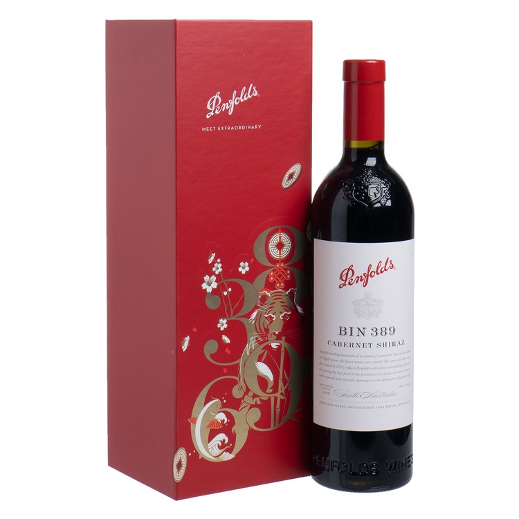 PENFOLDS(PARALLEL IMPORT) - RED WINE - BIN 389 CABERNET SAUVIGNON (YEAR OF TIGER GIFT BOX) - 750ML