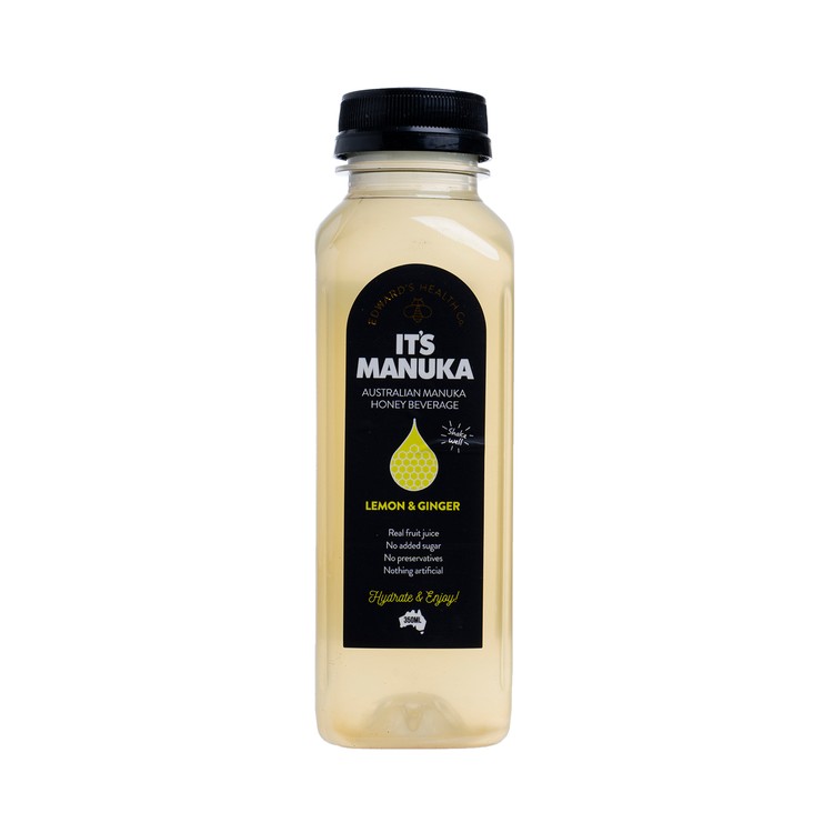 IT'S MANUKA - 天然麥盧卡蜜糖飲品-檸檬薑 - 350ML