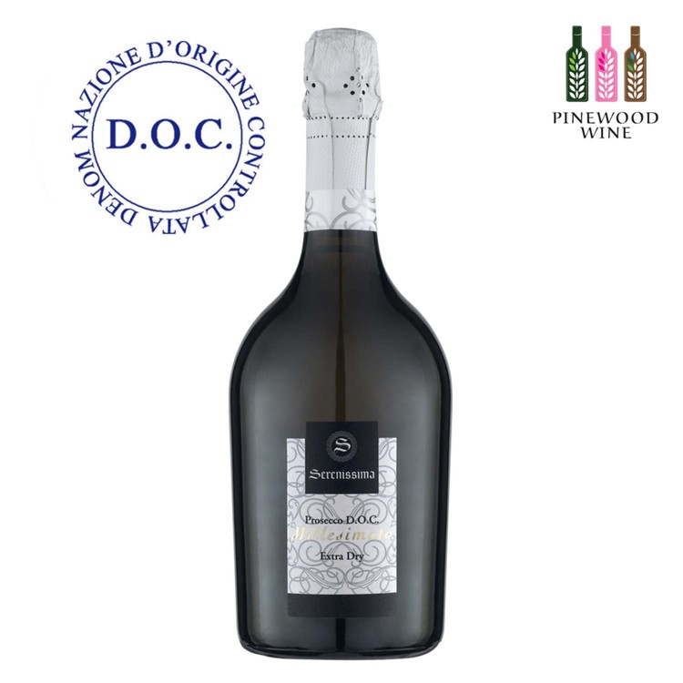 Serenissima - SPARKLING WINE - Prosecco D.O.C. Spumante Extra Dry - 750ML
