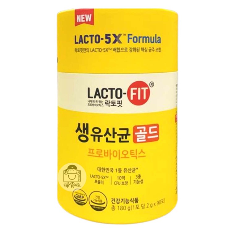 LACTO-FIT - 黃金腸健康乳酸菌(增量版) - 90'S