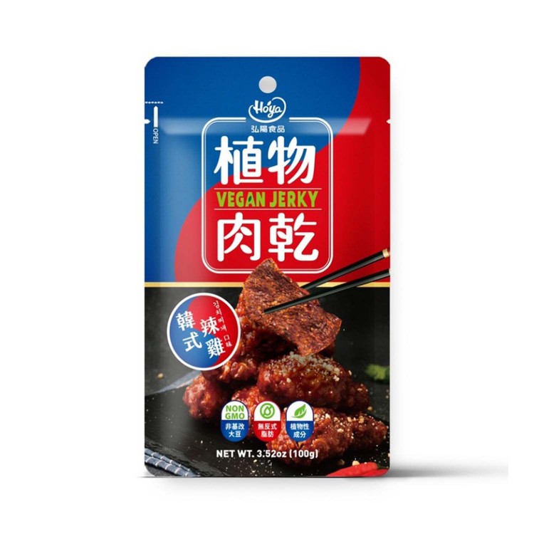 HOYA - 植物肉乾-韓式辣雞風味 - 50G