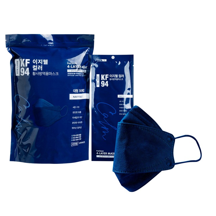 ProClean - KF94 FACE MASK - BLUE - 30'S