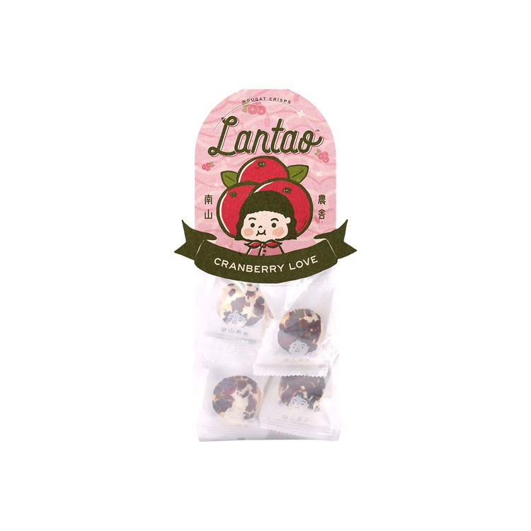 Lantao - Nougat Crisps - Cranberry - 140G