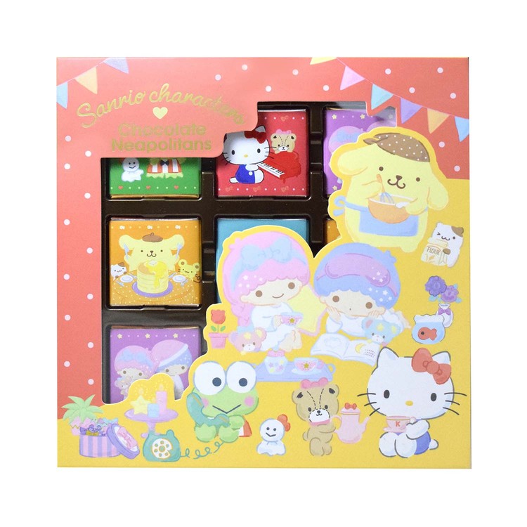 MULTIZEN - SANRIO CHARACTERS BELGIAN CHOCOLATE NEAPOLITANS GIFT BOX - 9PC