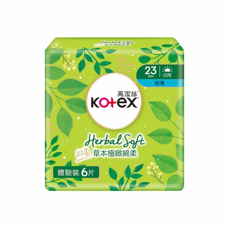 KOTEX - Herbal Soft Ultra-Thin 23cm Trial Pack - 6's