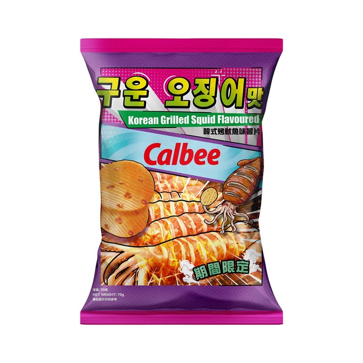 卡樂B - 韓式烤魷魚味薯片 (期間限定) - 70G