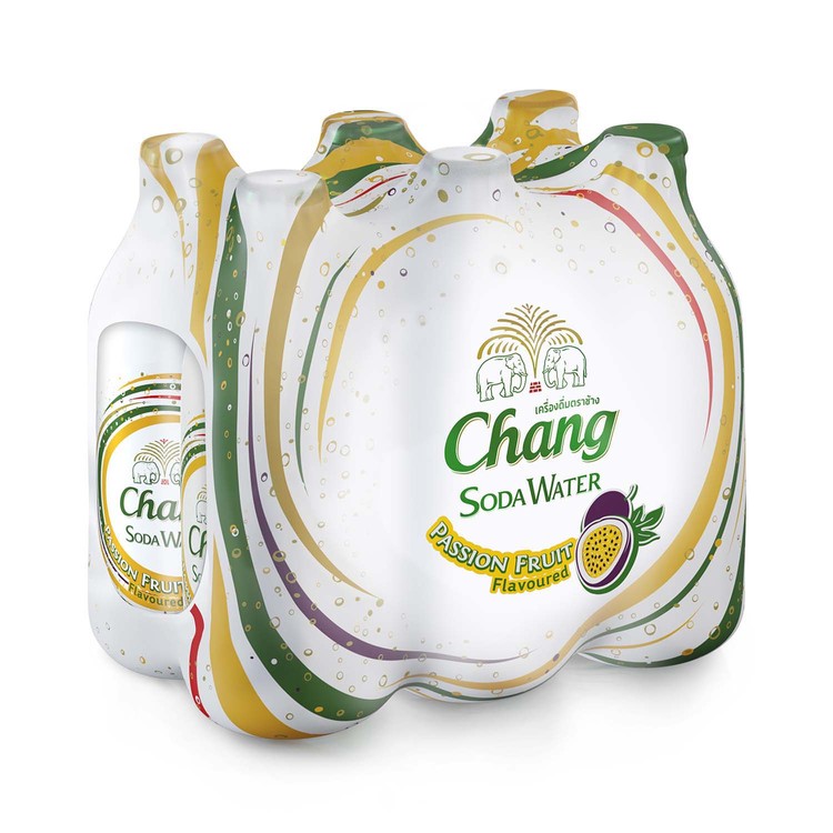 CHANG - PASSION FRUIT FLAVOUR SODA WATER - 325MLX6