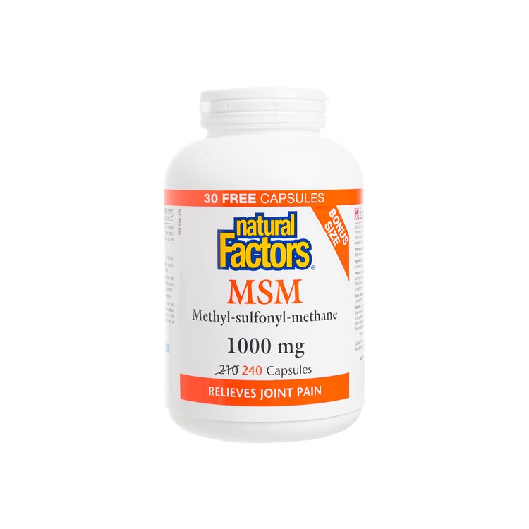 Natural factors msm 1000mg ztore
