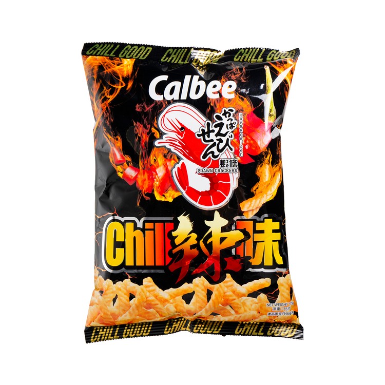 CALBEE - CHILL PRAWN CRACKERS-CHILLI FLAVOUR - 75G