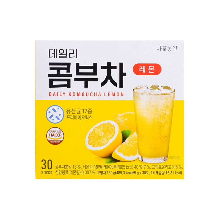 DANONGWON - DAILY KOMBUCHA LEMON - 5'G X 30S