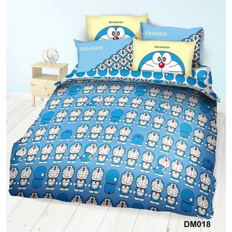 Cherry 床上用品 - 床品套裝-高密度純棉卡通系列 - 多啦A夢 (加大) #DM018-60/80QC - PC