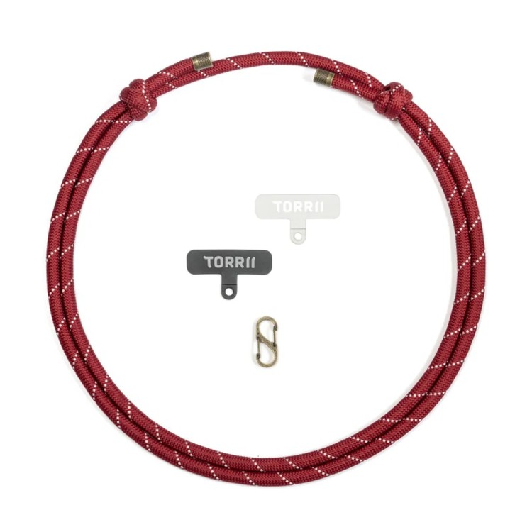 Torrii - Knotty adstable phone strap 8mm - Rasberry - PC