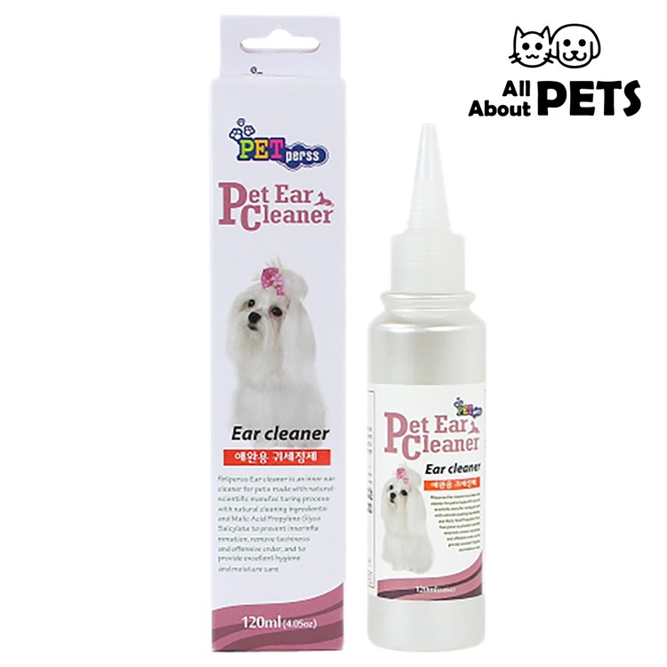 PETperss - 寵物用天然耳朵清潔劑120毫升 - PC