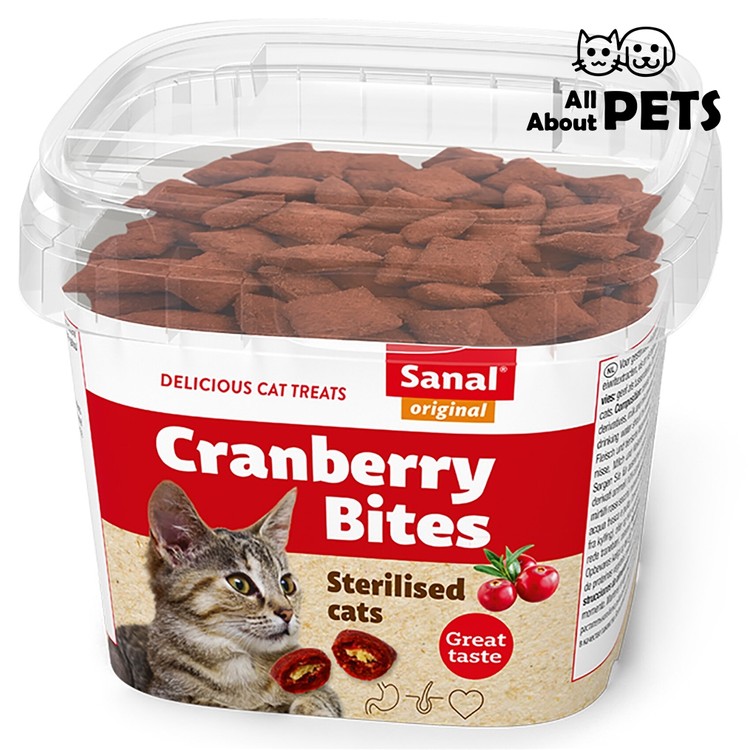 SANAL Cranberry Bites Treats For Sterilised Cats 75g 士多 Ztore