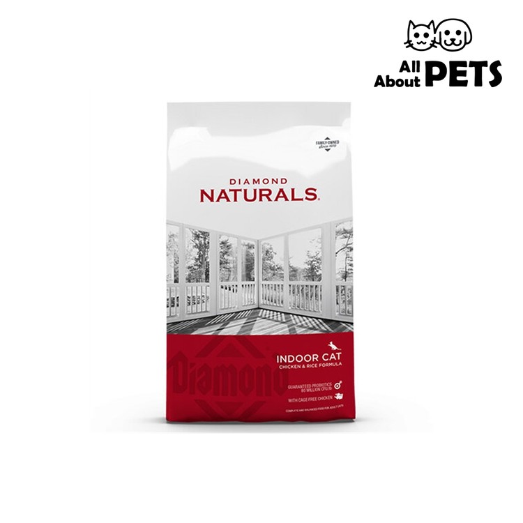 鑽石 - Naturals 非籠養雞肉+飯天然綜合營養配方室內成貓糧 3kg - PC