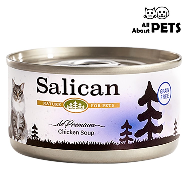 SALICAN dePremium Chicken Soup Cat Canned 85G 士多 Ztore
