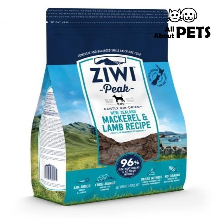 Ziwipeak Gently AirDried 96 Mackerel & Lamb Recipe All Life Stages