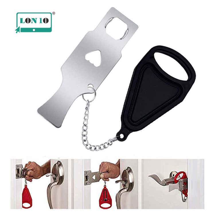 LON10 | Portable travel anti-theft door stopper door latch (PED) | 士多 Ztore