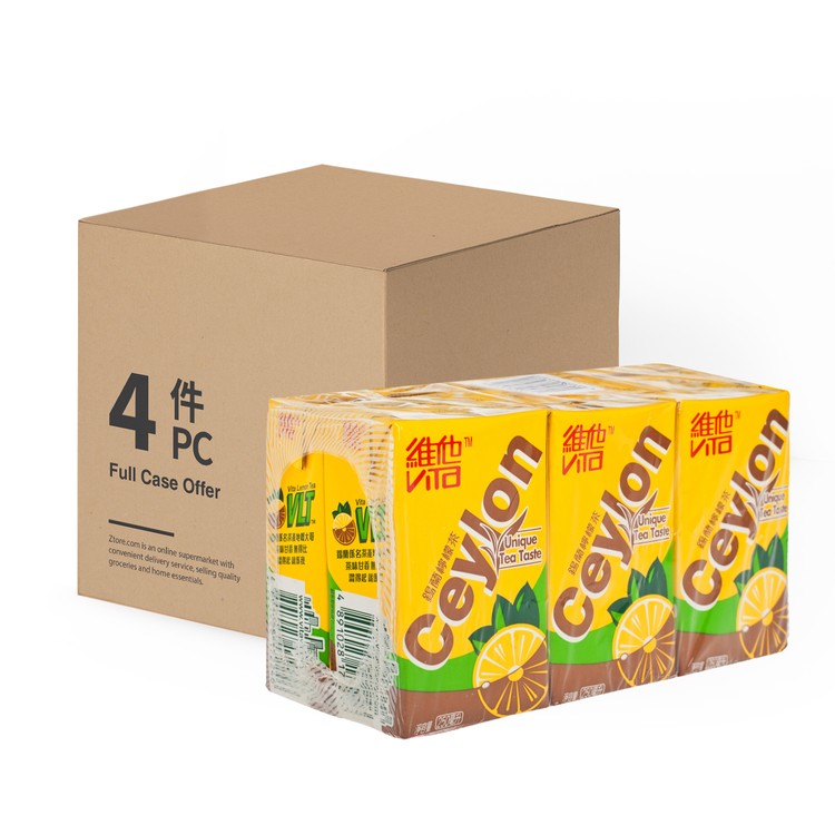 VITA 維他 - 錫蘭檸檬茶-原箱 - 250MLX6X4