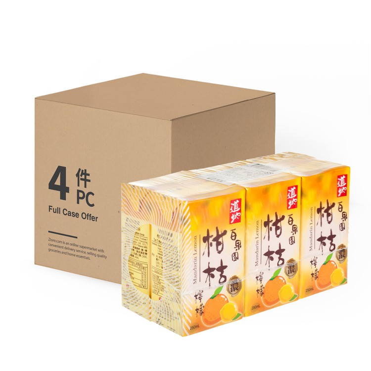 道地 - 柑桔檸檬-原箱 - 250MLX6X4