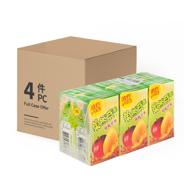 VITA 維他 - 菓然系蘋果芒果茶-原箱 - 250MLX6X4